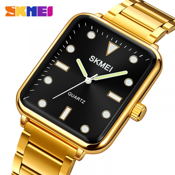 Часы наручные Skmei мужские кварцевые 1954gold-black-risks