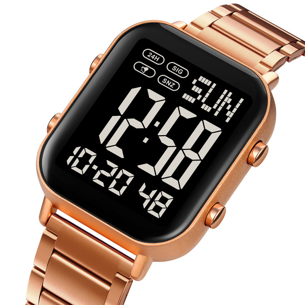 Часы наручные Skmei мужские электронные 2259rose-gold-black