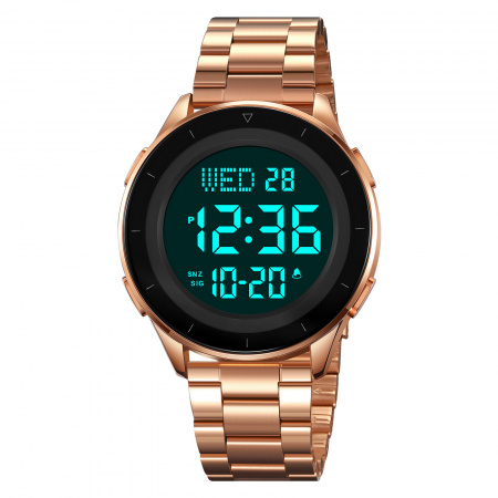 Часы наручные Skmei мужские электронные спортивные 2167rose-gold-white