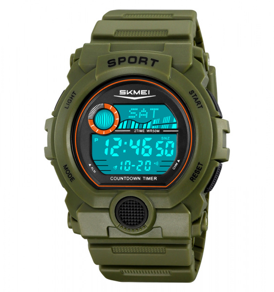 Часы наручные Skmei мужские электронные спортивные 2392green