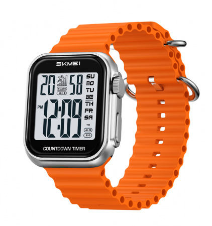 Часы наручные Skmei мужские электронные спортивные 2269silver-orange