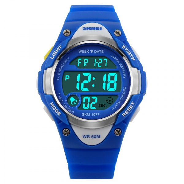 Часы наручные Skmei детские электронные спортивные 1077dg-blue