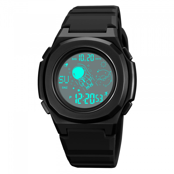 Часы наручные Skmei мужские электронные спортивные 2024black-white