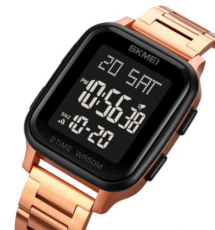Часы наручные Skmei мужские электронные спортивные 1859rose-gold
