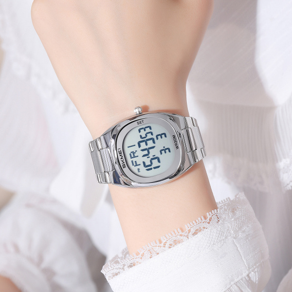 Часы наручные Skmei мужские электронные 2419silver