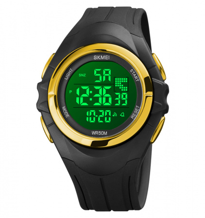 Часы наручные Skmei мужские электронные спортивные 1790gold-black