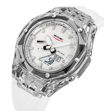 Часы наручные Skmei мужские электронные спортивные 2411white