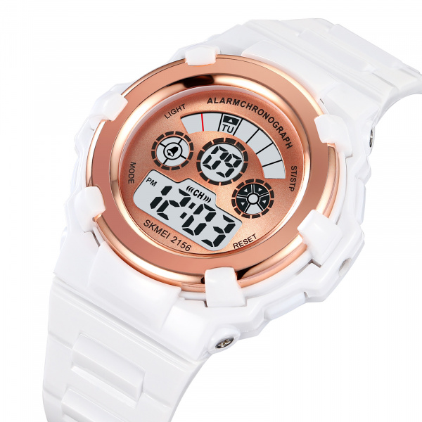 Часы наручные Skmei женские электронные спортивные 2156white