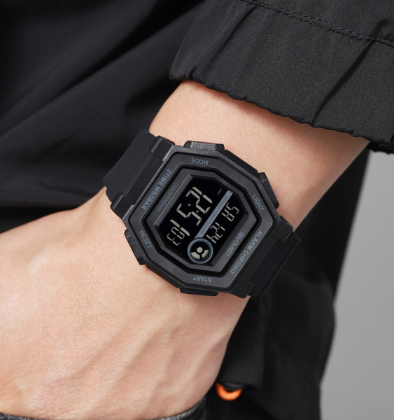 Часы наручные Skmei мужские электронные спортивные 2552black