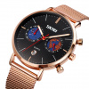Часы наручные Skmei мужские кварцевые 9231rose-gold-black