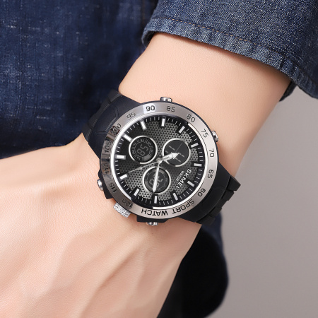 Часы наручные Skmei мужские электронные спортивные 2106silver