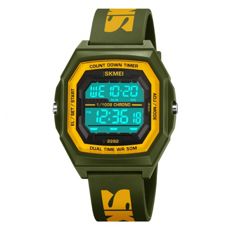 Часы наручные Skmei мужские электронные 2282green