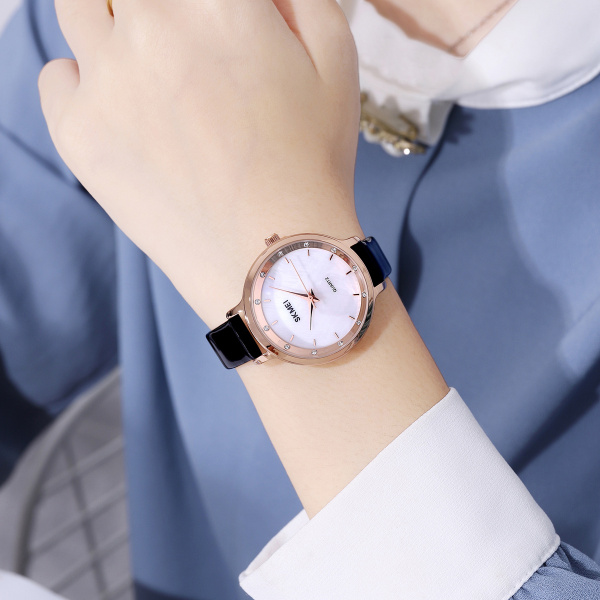 Часы наручные Skmei женские кварцевые 2170rose-gold-black