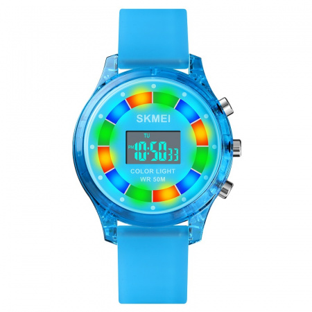 Часы наручные Skmei детские электронные 1596light-blue