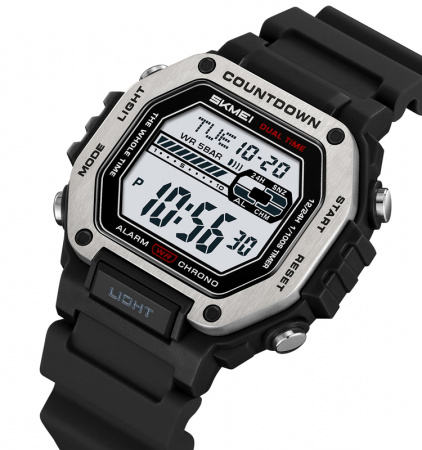 Часы наручные Skmei мужские электронные спортивные 2522black