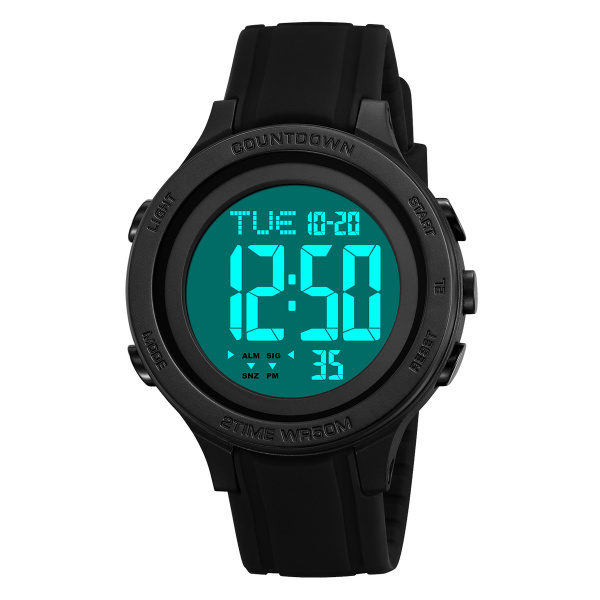 Часы наручные Skmei мужские электронные спортивные 2458black-white