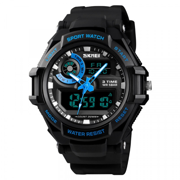 Часы наручные Skmei мужские электронные спортивные1357blue