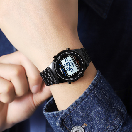 Часы наручные Skmei мужские электронные 1882black-white