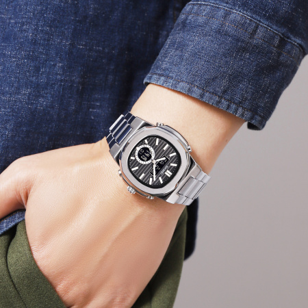 Часы наручные Skmei мужские электронные спортивные 2279silver-black