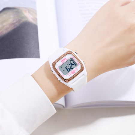 Часы наручные Skmei женские электронные спортивные 1614white