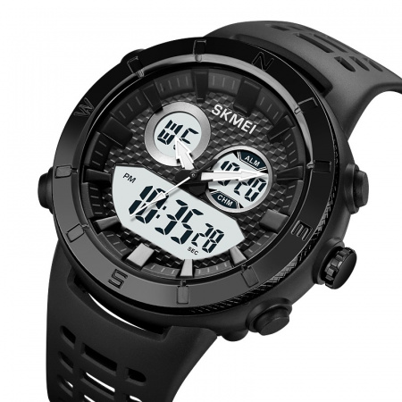 Часы наручные Skmei мужские электронные спортивные 2014black-white