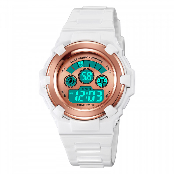 Часы наручные Skmei женские электронные спортивные 2156white