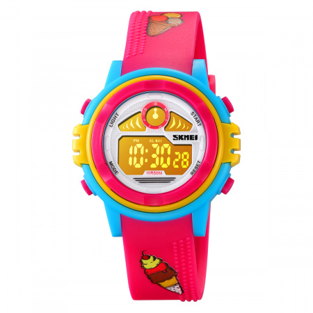 Часы наручные Skmei детские электронные спортивные 2266pink-blue