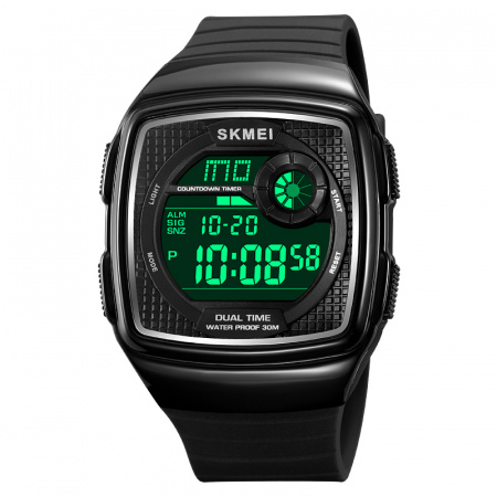 Часы наручные Skmei мужские электронные 2208black-black
