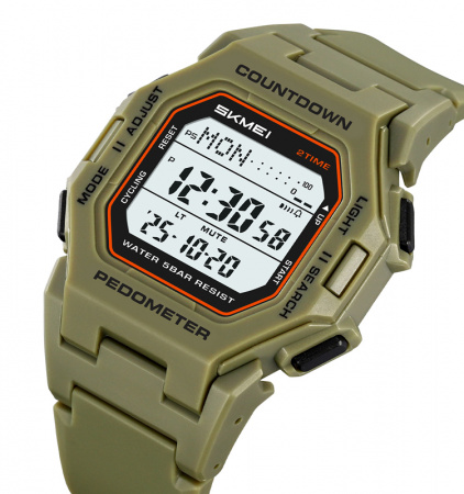 Часы наручные Skmei мужские электронные спортивные 2596green