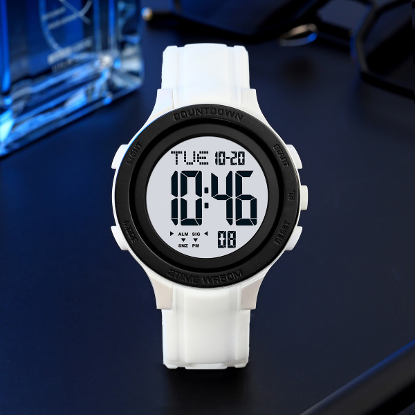 Часы наручные Skmei мужские электронные спортивные 2458white