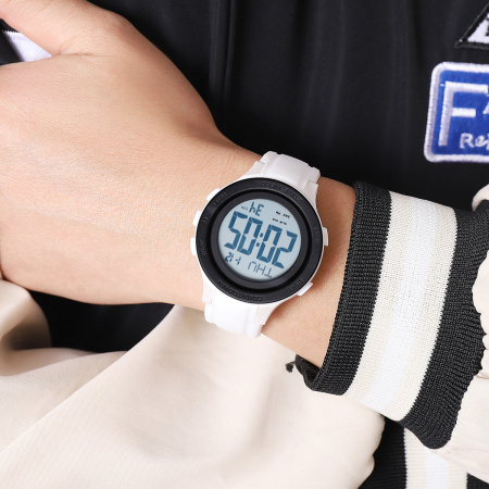 Часы наручные Skmei мужские электронные спортивные 2458white