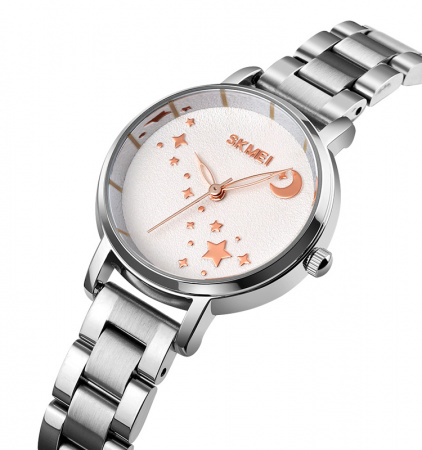 Часы наручные Skmei женские кварцевые 1708silver