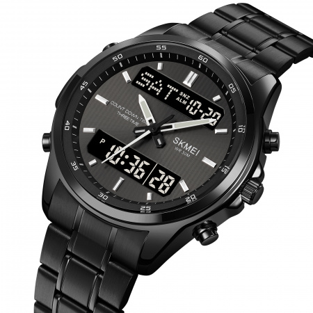 Часы наручные Skmei мужские электронные 2049black-black