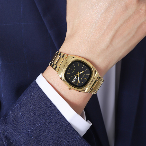 Часы наручные Skmei женские кварцевые 2420gold-black