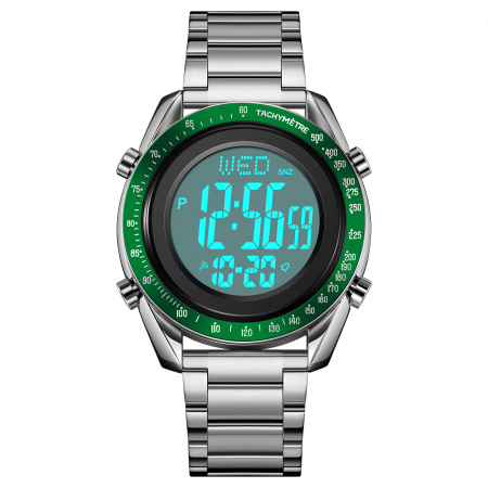 Часы наручные Skmei мужские электронные 2145silver-green