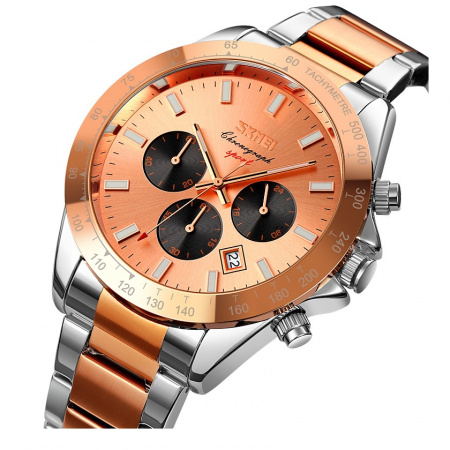 Часы наручные Skmei мужские кварцевые 9259rose-gold-rg