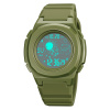 Часы наручные Skmei мужские электронные спортивные 2024army-green