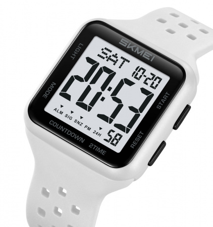 Часы наручные Skmei мужские электронные спортивные 2440white