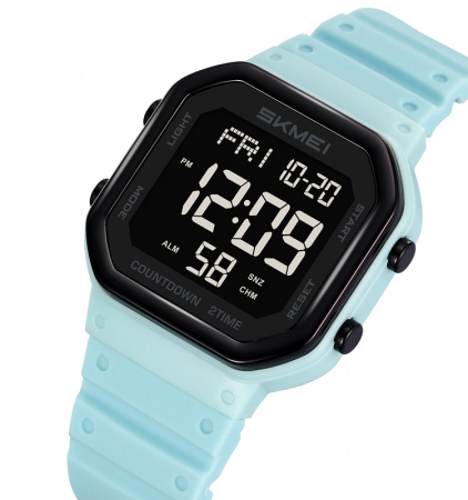 Часы наручные Skmei женские электронные спортивные 2439light-blue