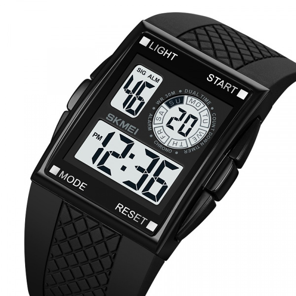 Часы наручные Skmei мужские электронные спортивные 1967black-white