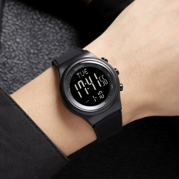 Часы наручные Skmei мужские электронные спортивные 1980black-black