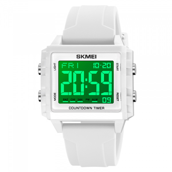 Часы наручные Skmei мужские электронные 2320white-white