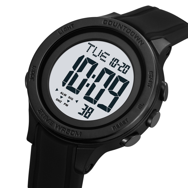 Часы наручные Skmei мужские электронные спортивные 2458black-white