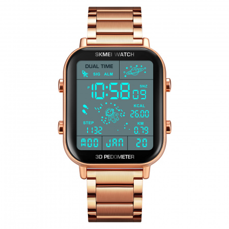 Часы наручные Skmei мужские электронные 1888rose-gold