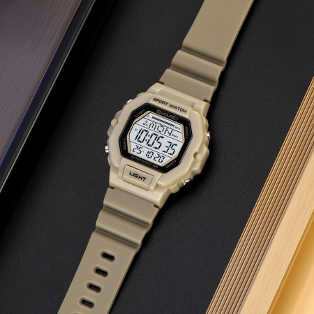 Часы наручные Skmei женские электронные спортивные  2573coffee