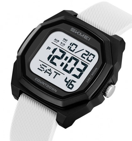 Часы наручные Skmei мужские электронные спортивные 2495white