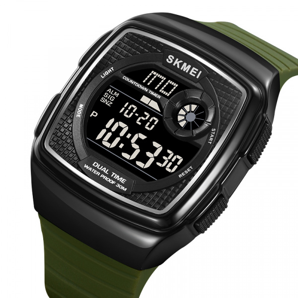 Часы наручные Skmei мужские электронные 2208army-green