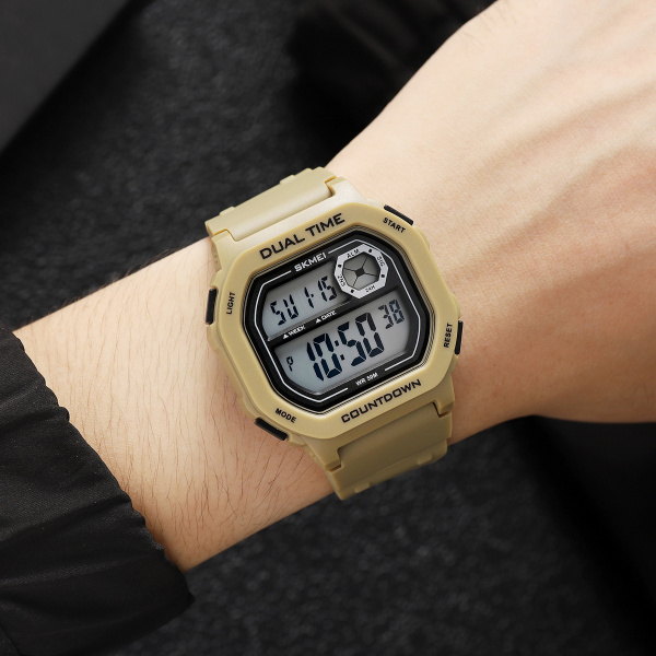 Часы наручные Skmei мужские электронные спортивные 2543coffee