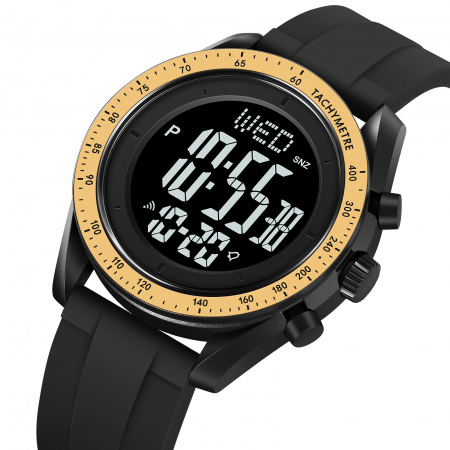 Часы наручные Skmei мужские электронные спортивные 2045black-gold