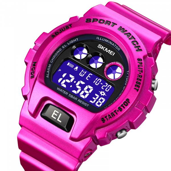 Часы наручные Skmei женские электронные спортивные 1813pink